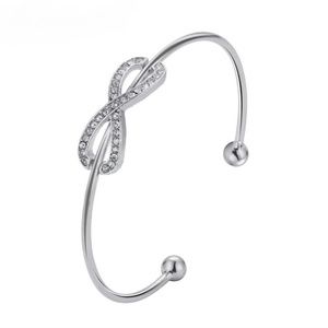 Dolce Hill -Silver Infinity Adjustable Bracelet